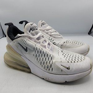 Nike Air Max 270 Womens Size 5.5 White Black Running Athletic Shoes AH6789-100